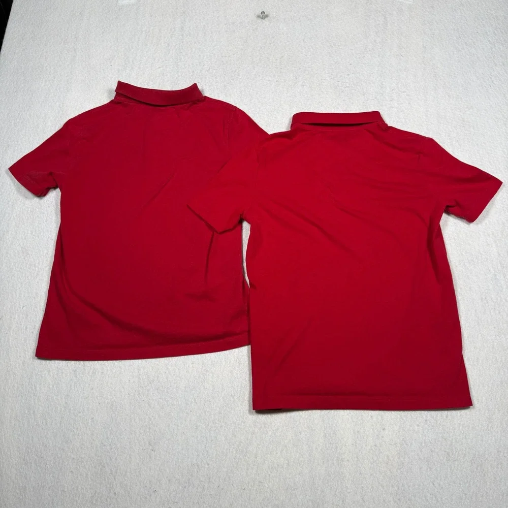 Old Navy Kids Red Uniform Jersey Polo Shirts 2-Pack Size L 10-12 416363-01